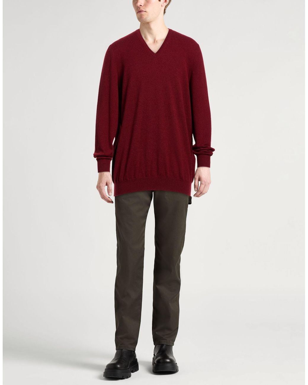 Fedeli Red Jumper for men