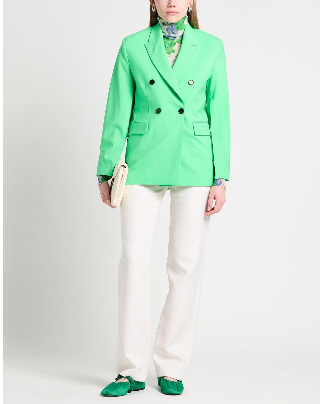 MSGM Green Blazer