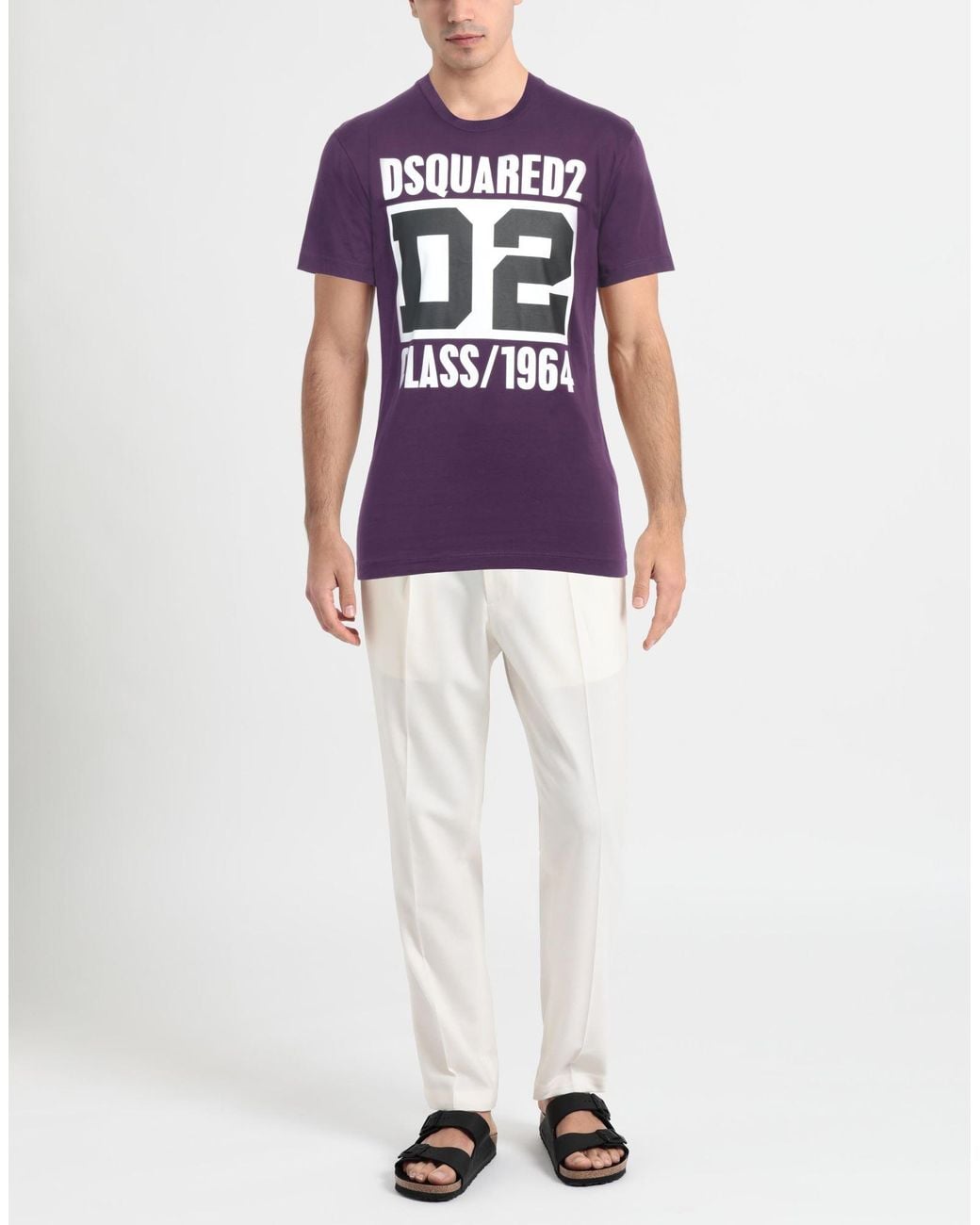 DSquared² Purple T-shirt for men