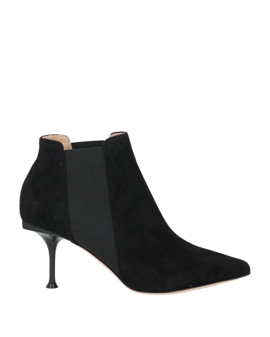 Sergio Rossi Black Ankle Boots Leather