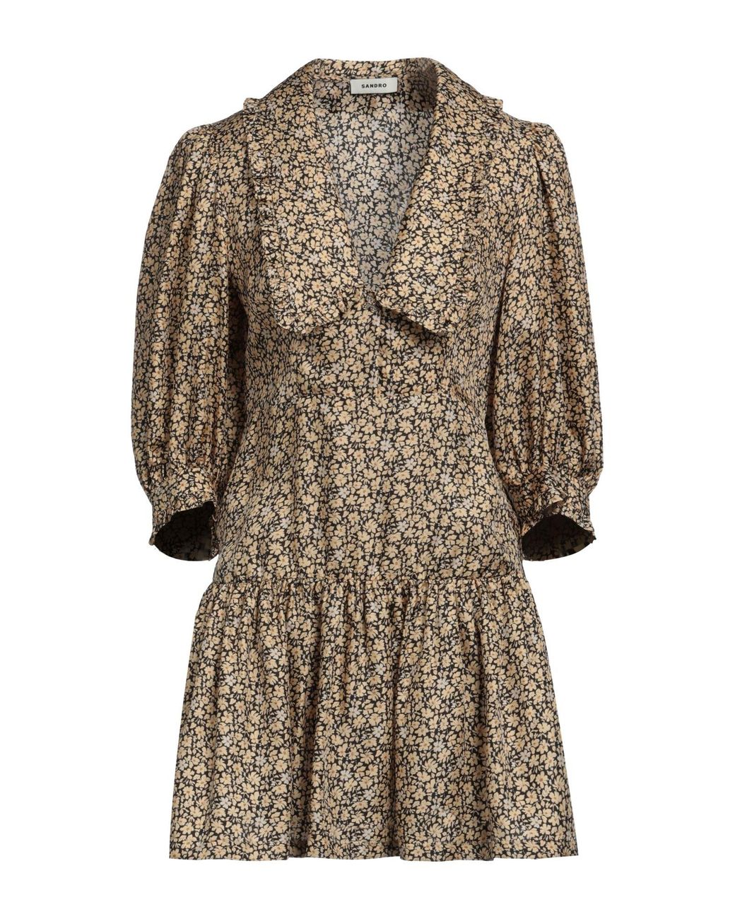 Sandro Natural Mini Dress