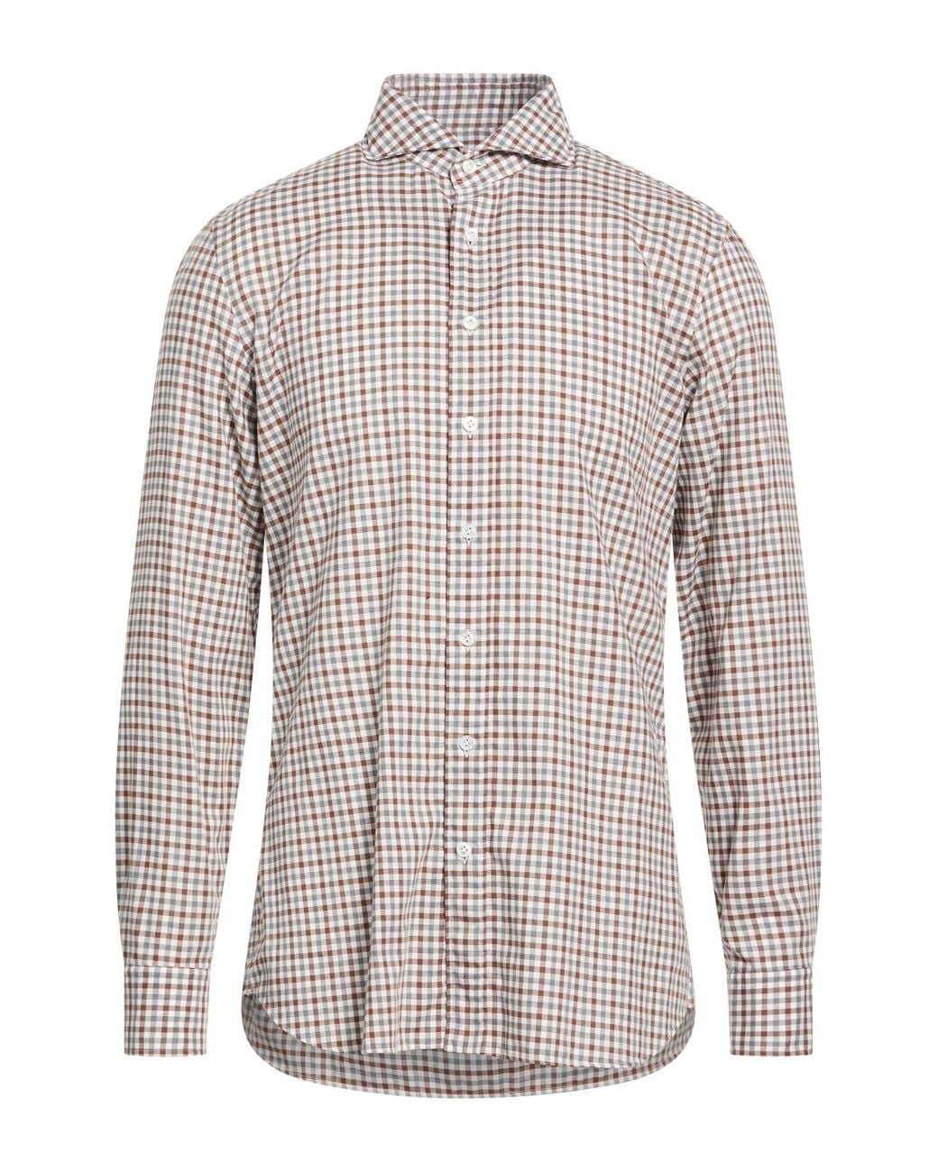 Lardini White Shirt Cotton for men