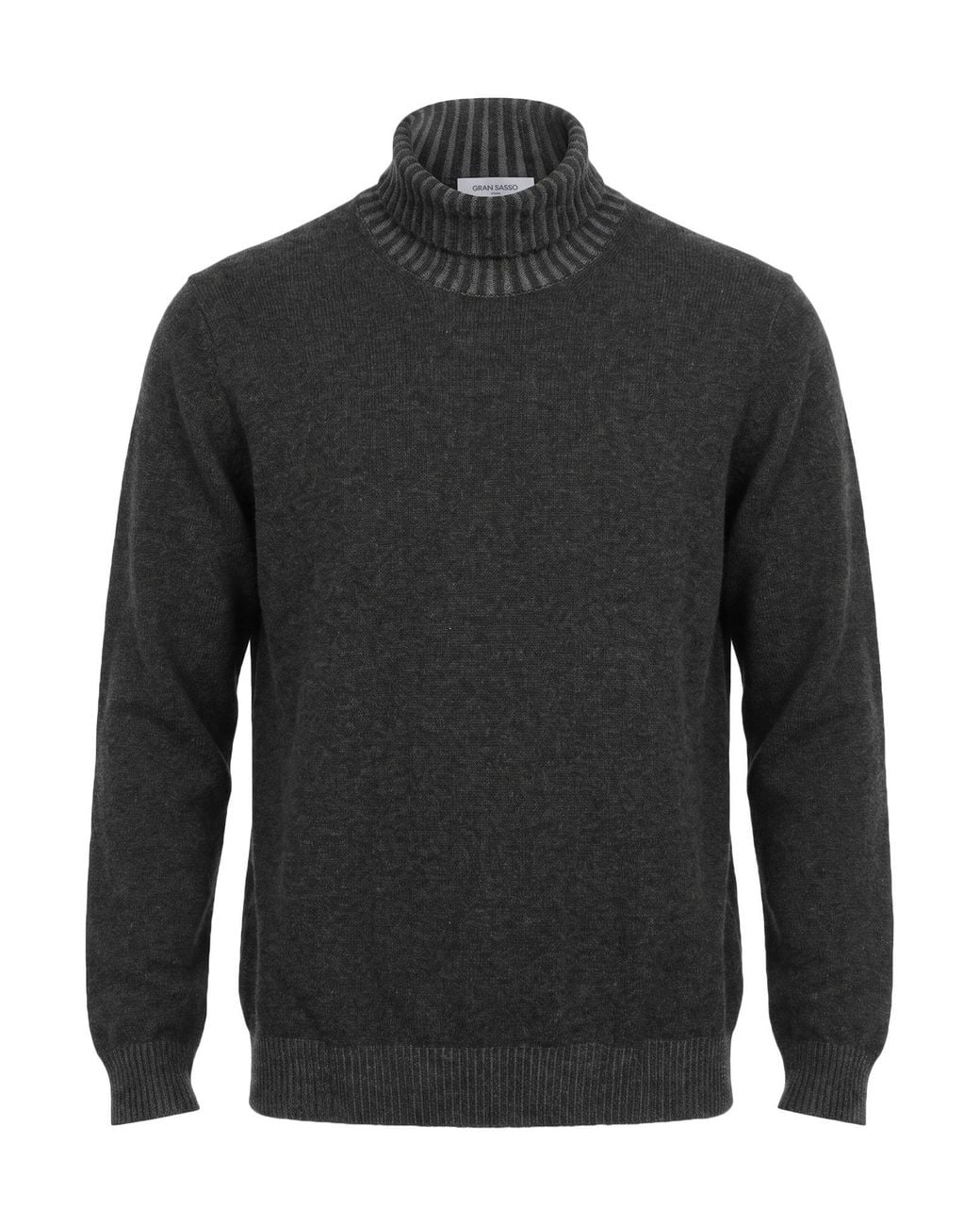 Gran Sasso Black Turtleneck for men