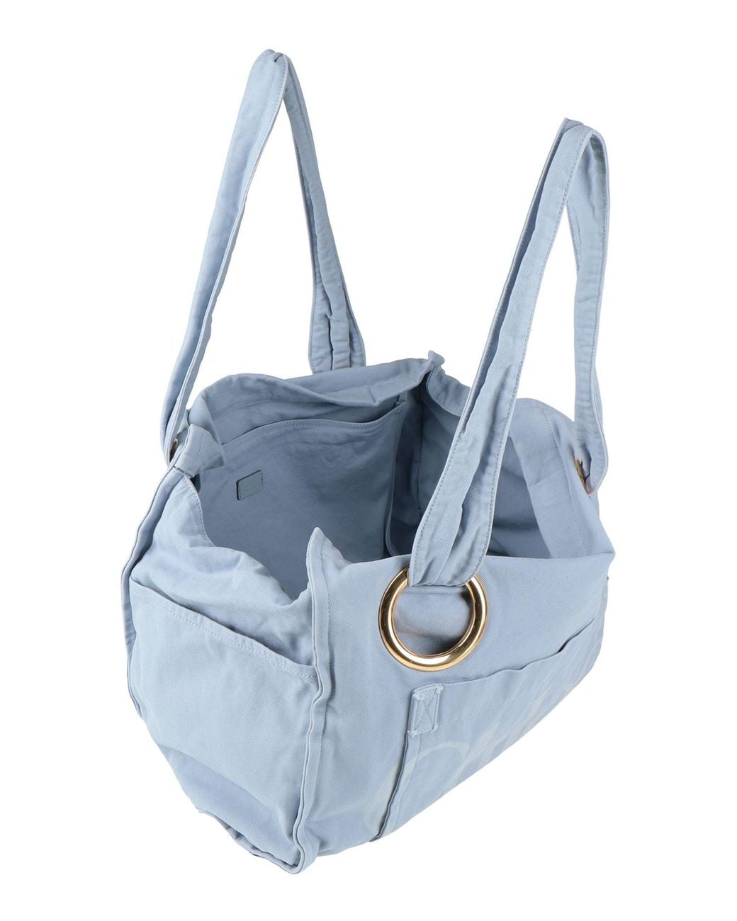 Chloé Blue Shoulder Bag Cotton