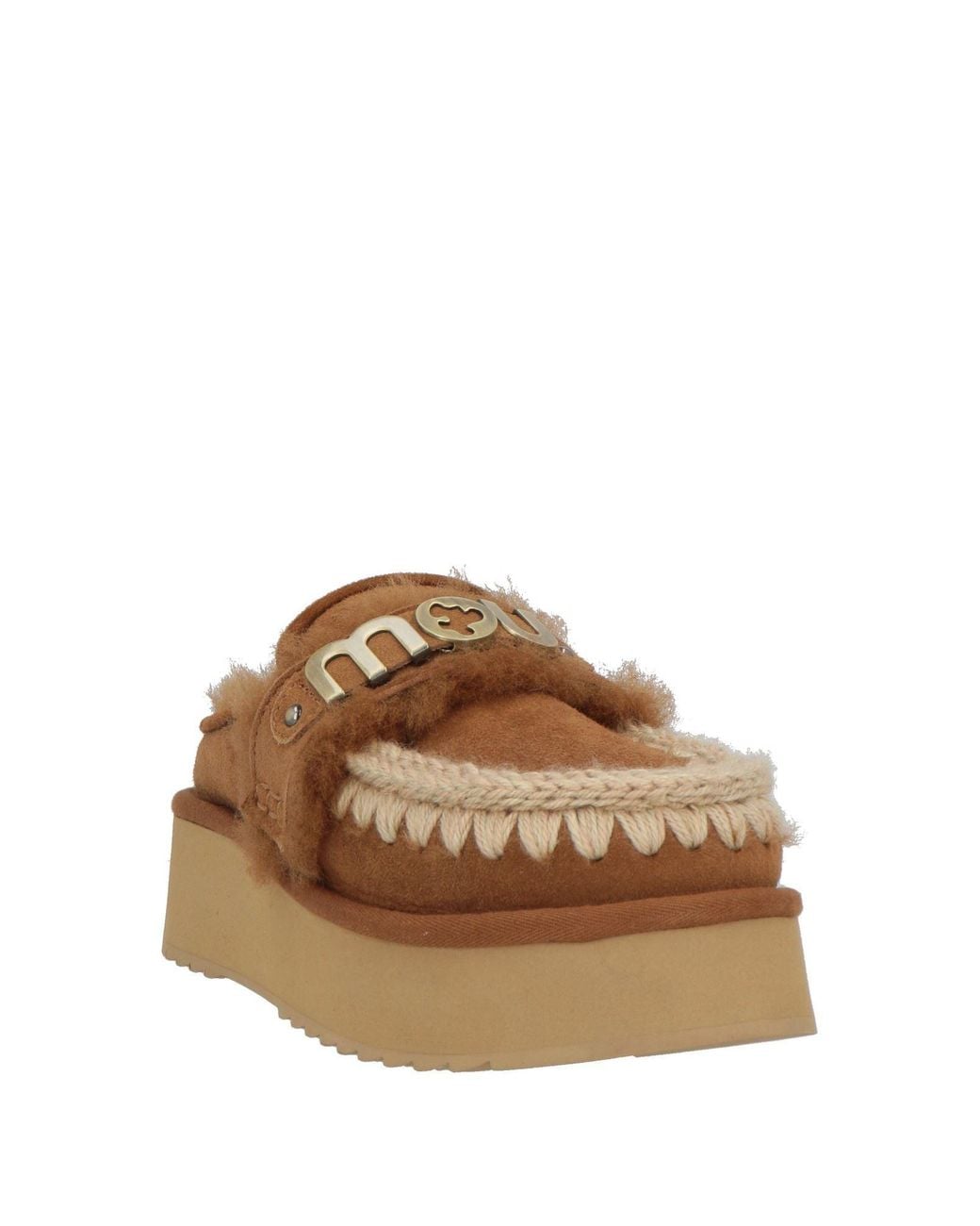 Mou Brown Mules & Clogs