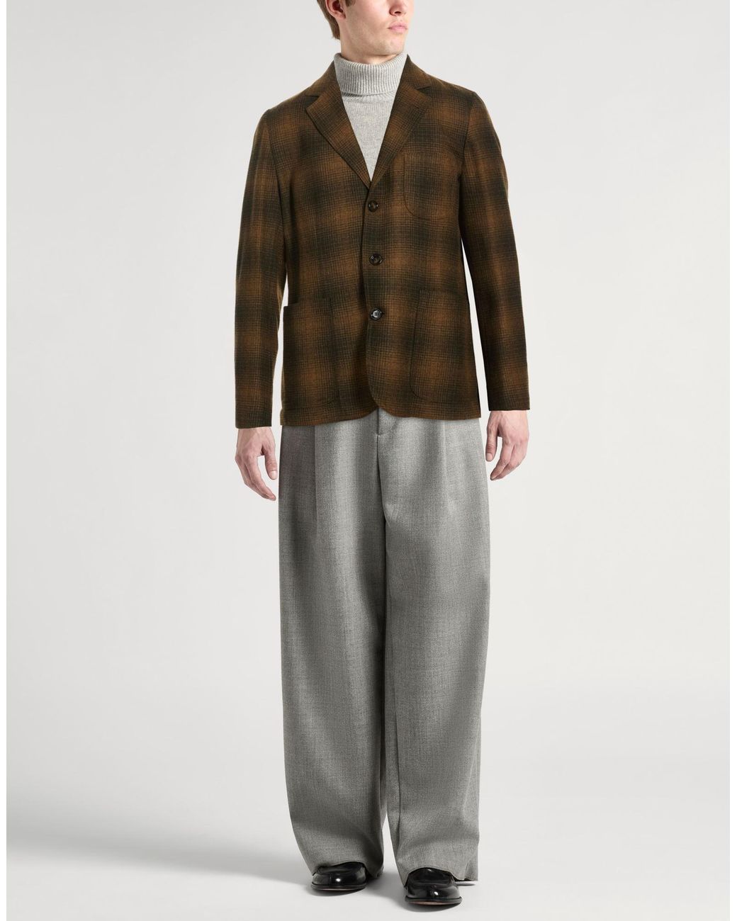 Aspesi Green Blazer Cashmere for men