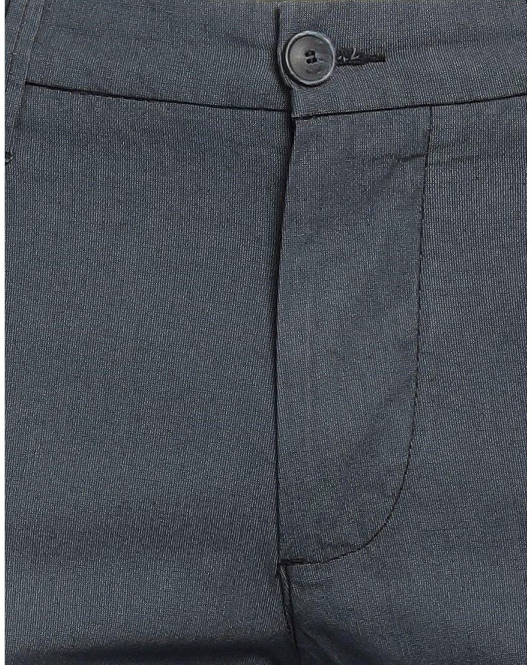 RE_HASH Blue Pants Cotton, Polyester, Elastane for men