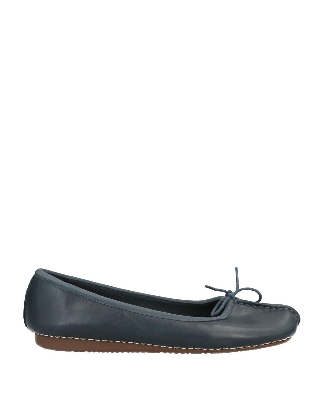 Clarks Ballet Flats in Blue Lyst
