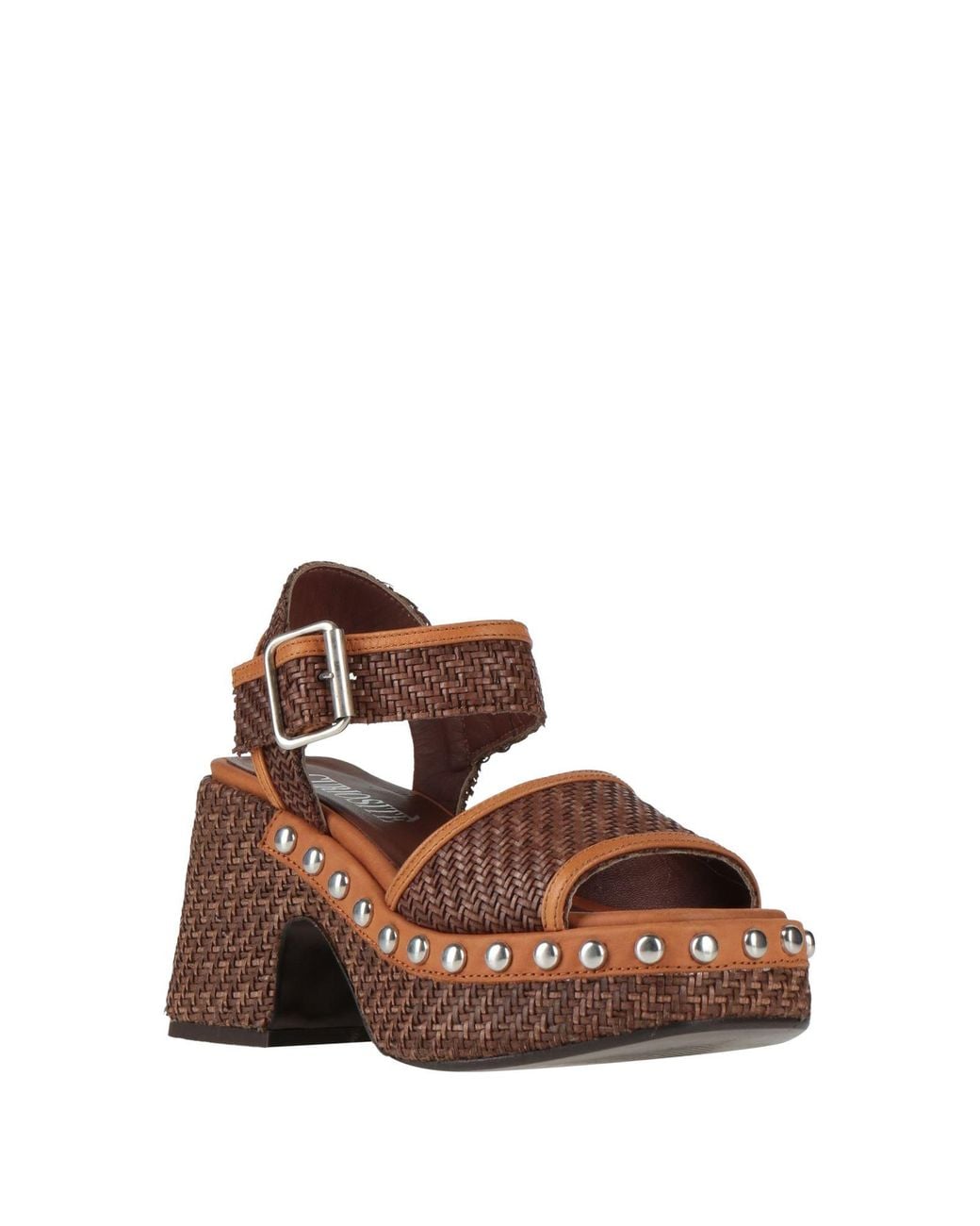 CURIOSITÉ Brown Sandals Leather