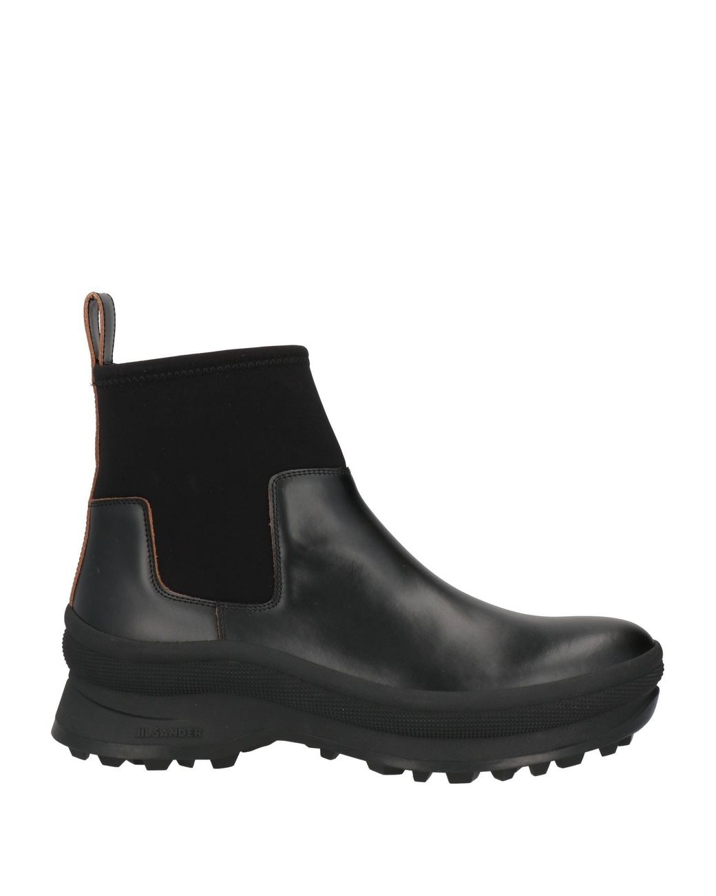 Jil Sander Black Ankle Boots for men