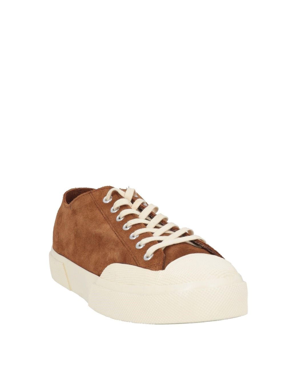 Superga Brown Camel Sneakers Leather for men