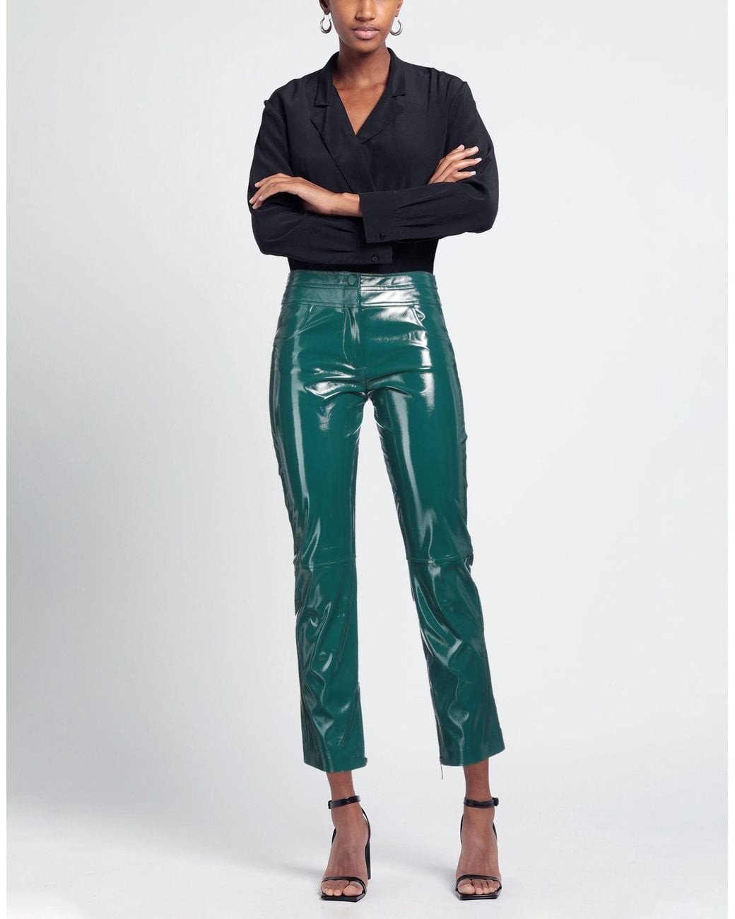 SIMONA CORSELLINI Green Pants