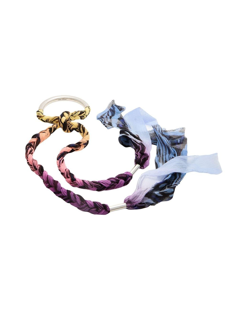 Isabel Marant Blue Bracelet Metal, Textile Fibers