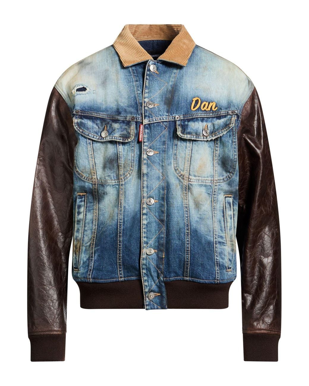DSquared² Blue Denim Outerwear for men