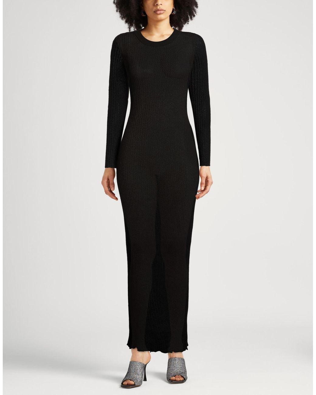 AMI Black Maxi Dresses