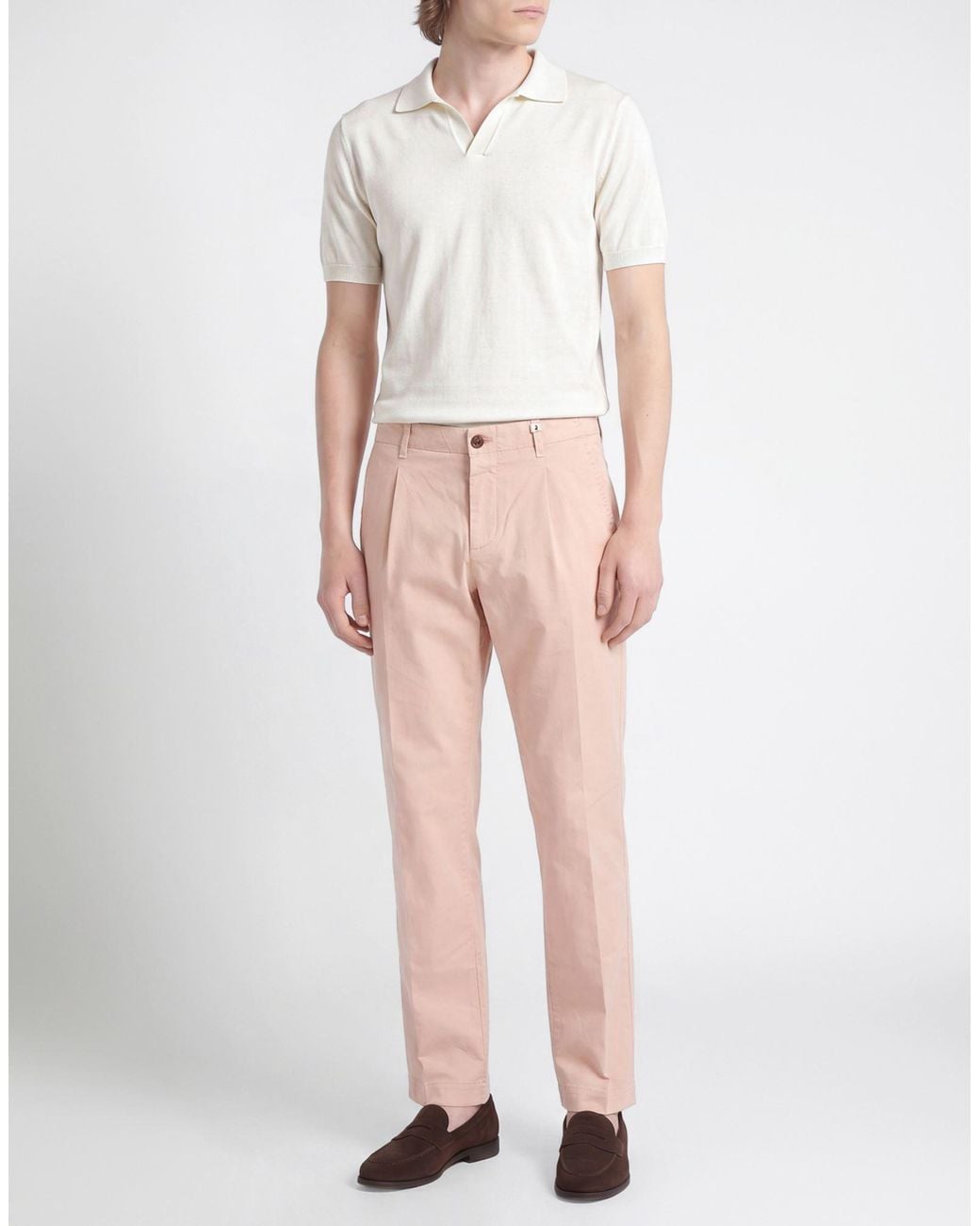 Myths Pink Pants Cotton, Elastane for men