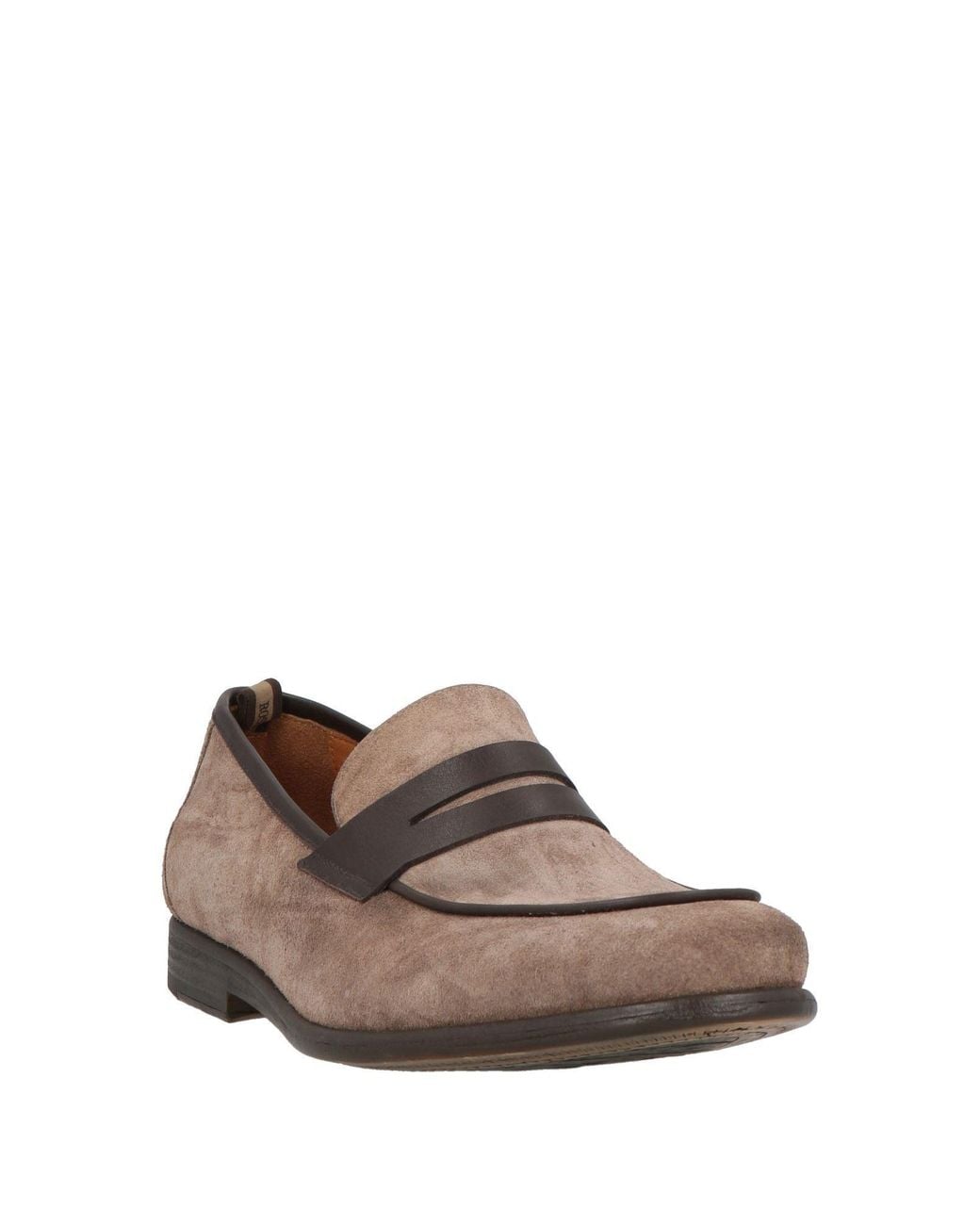 Rossi Brown Taupe Loafers Leather for men