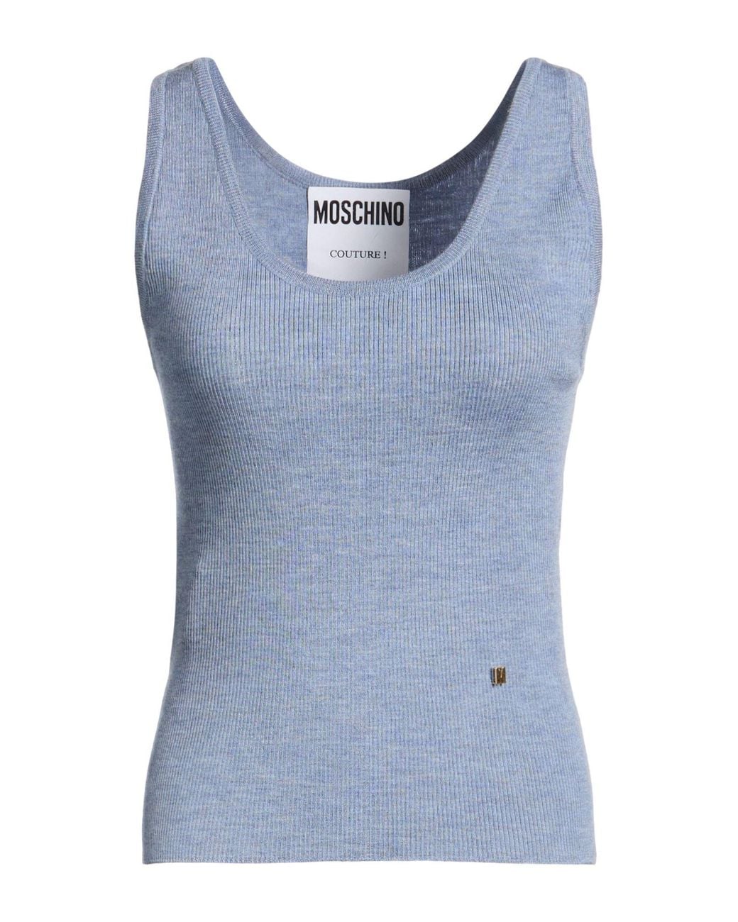Moschino Blue Tank Top