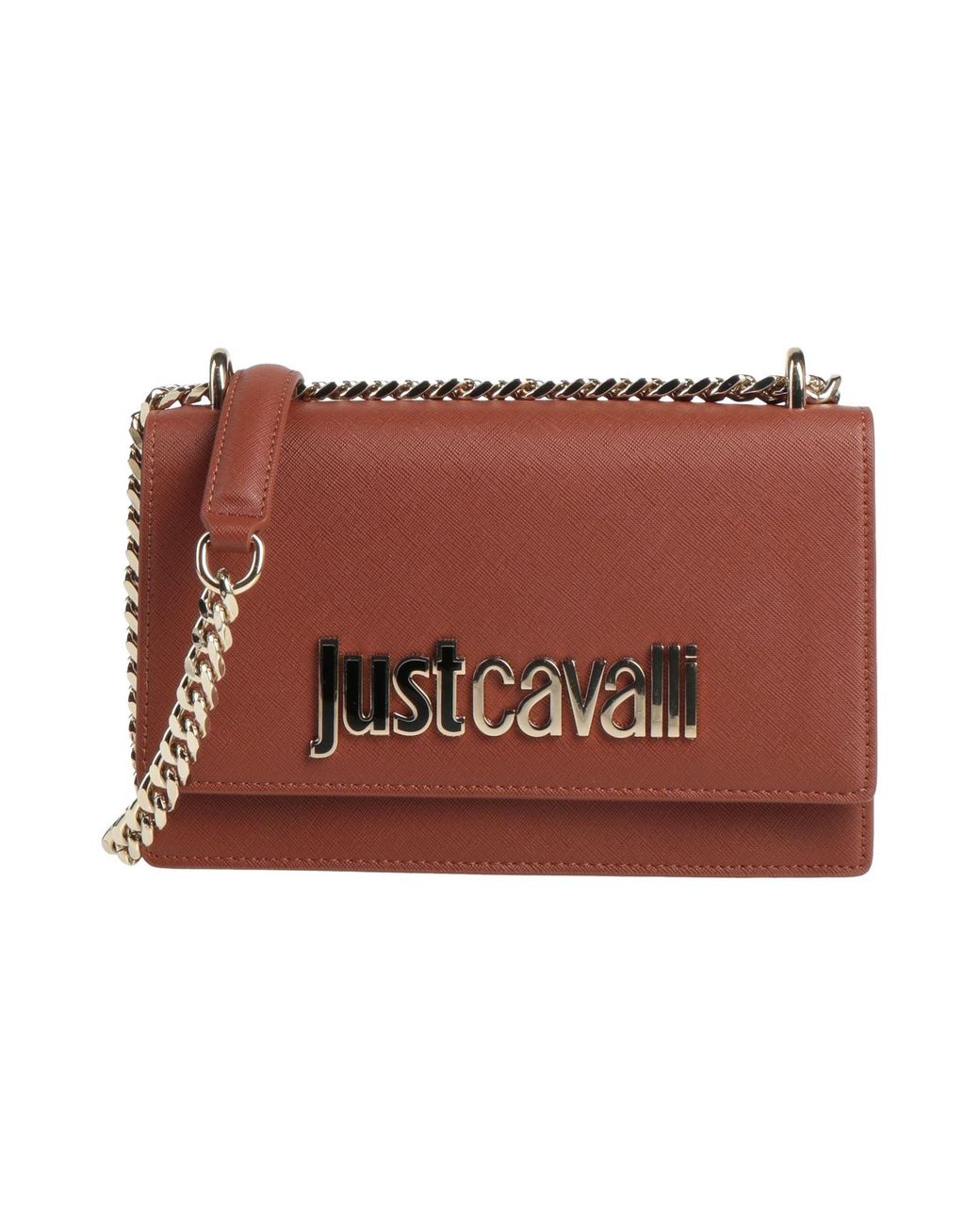Just Cavalli Brown Cross-Body Bag