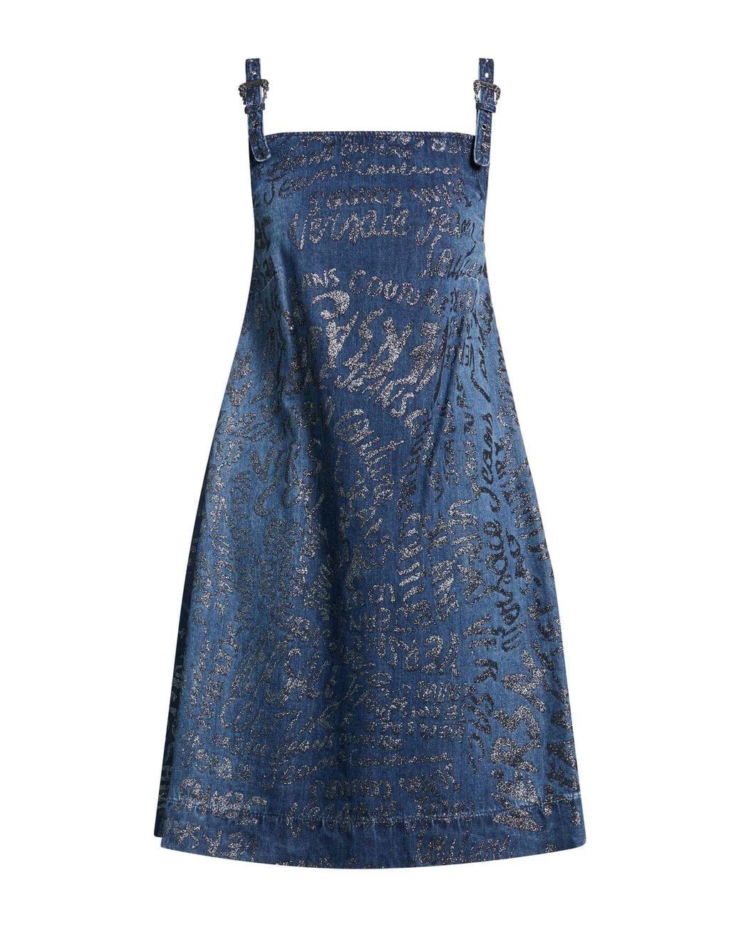 Versace Jeans Couture Blue Mini Dresses