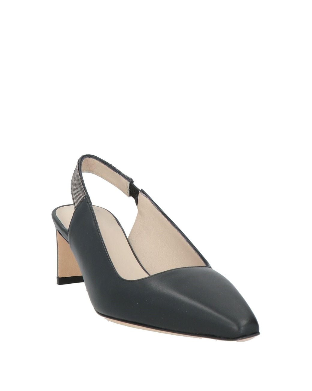Fabiana Filippi Gray Pumps Leather