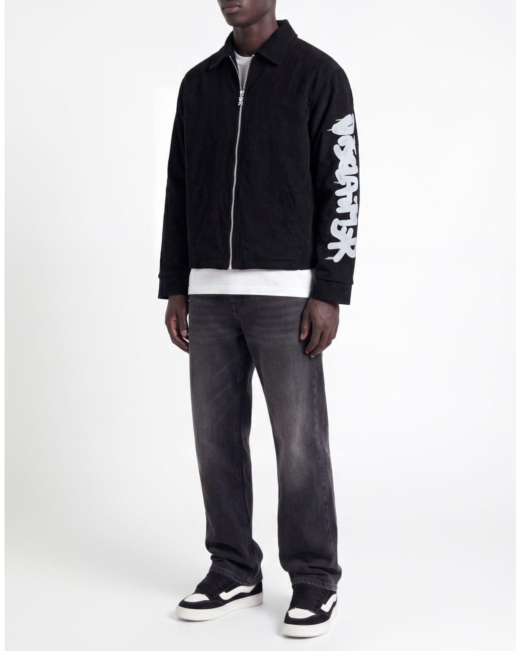 DISCLAIMER Black Jacket Polyester for men
