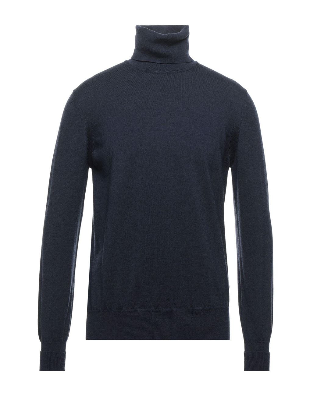 Alpha Studio Blue Turtleneck for men