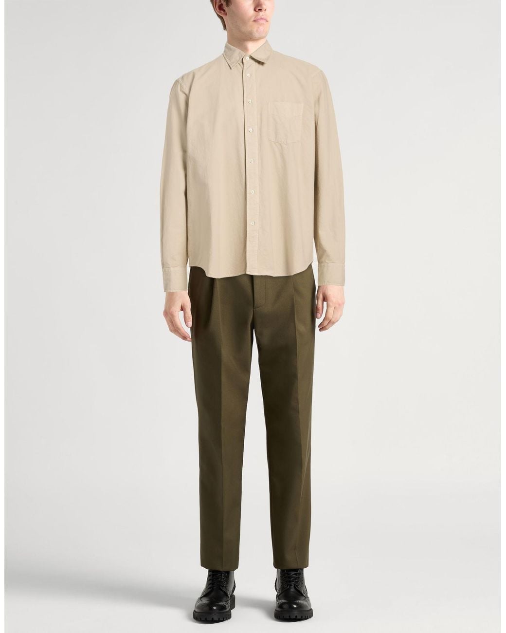 Aspesi Natural Denim Shirt for men