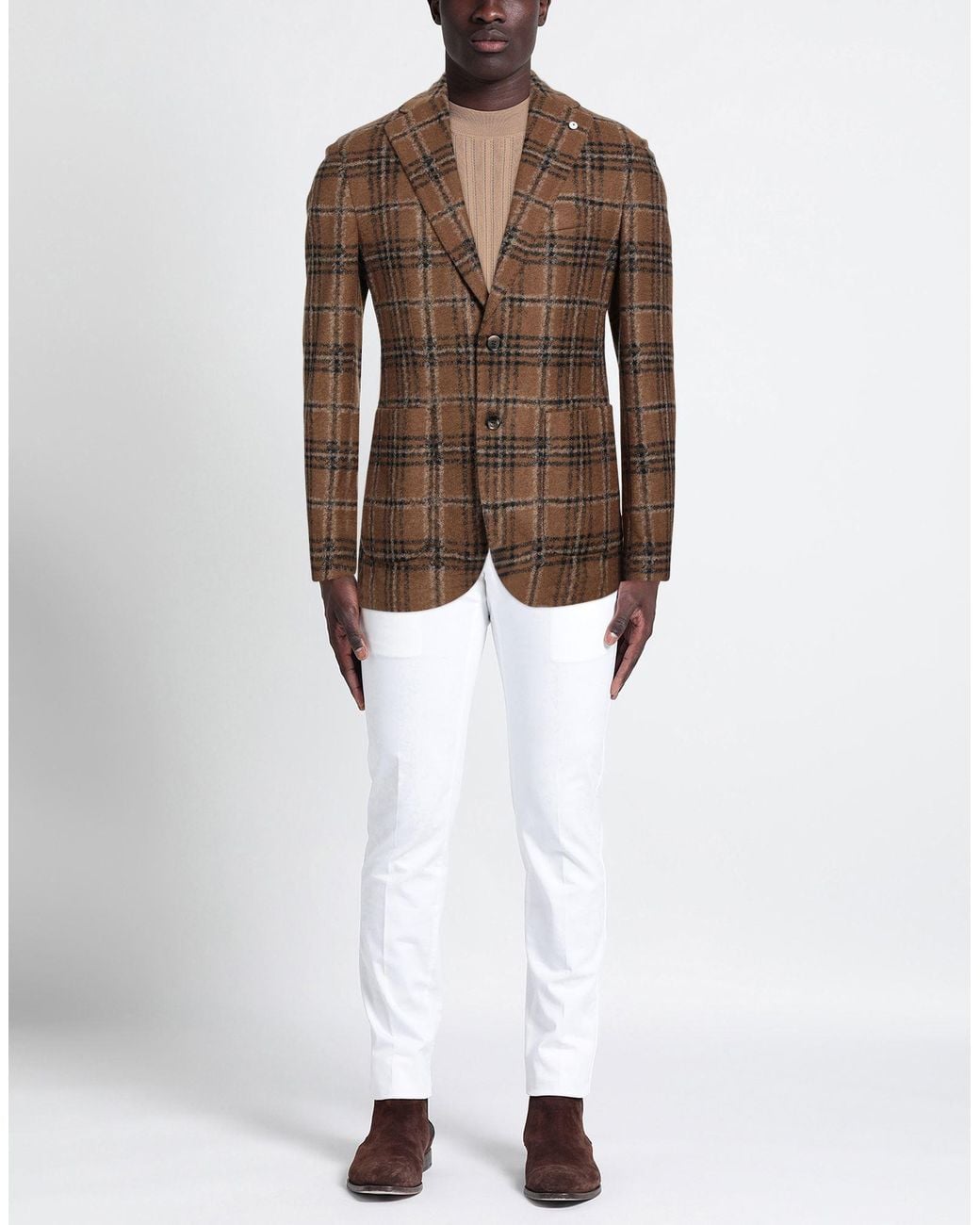 L.b.m. 1911 Brown Suit Jacket for men