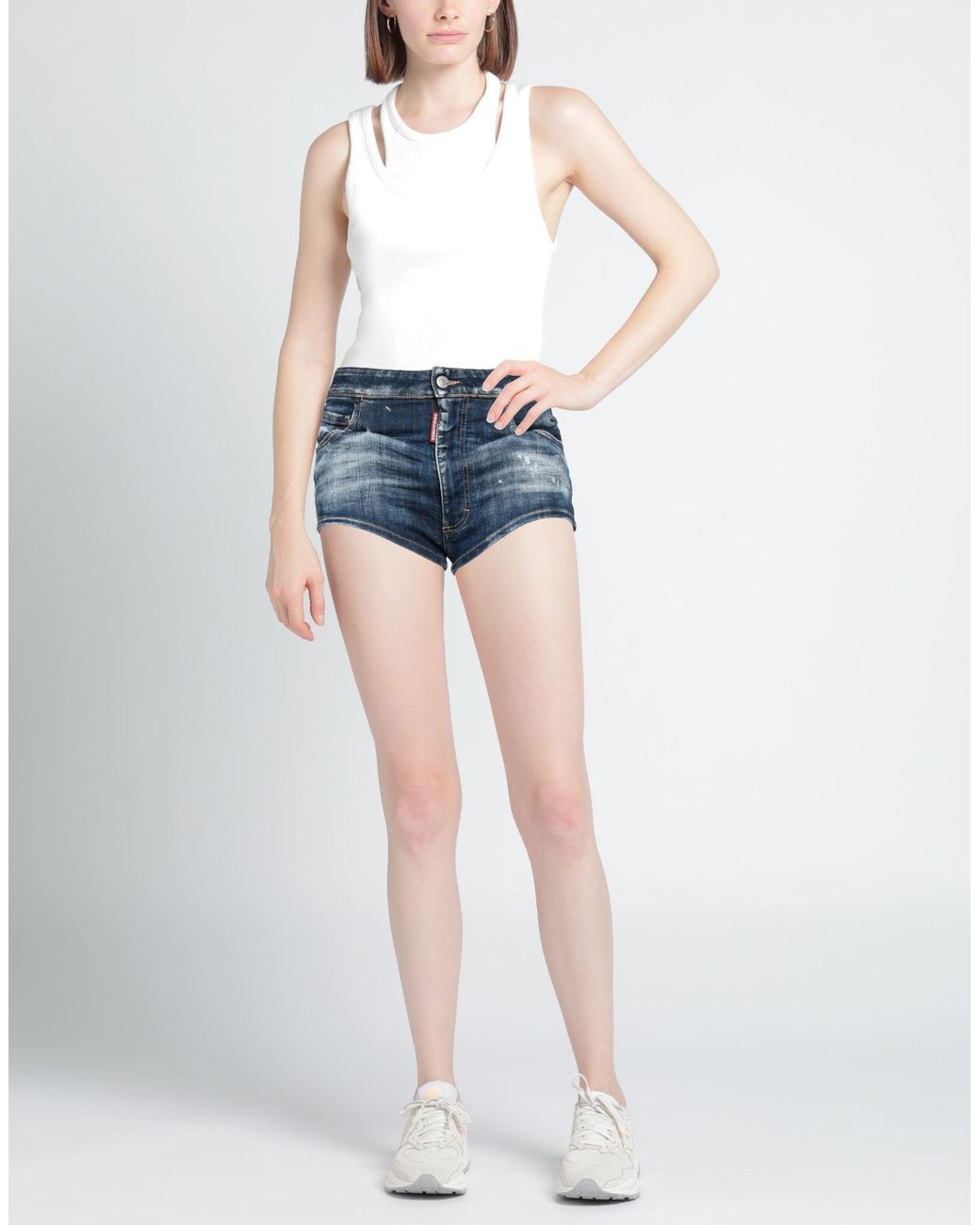 DSquared² Blue Denim Shorts