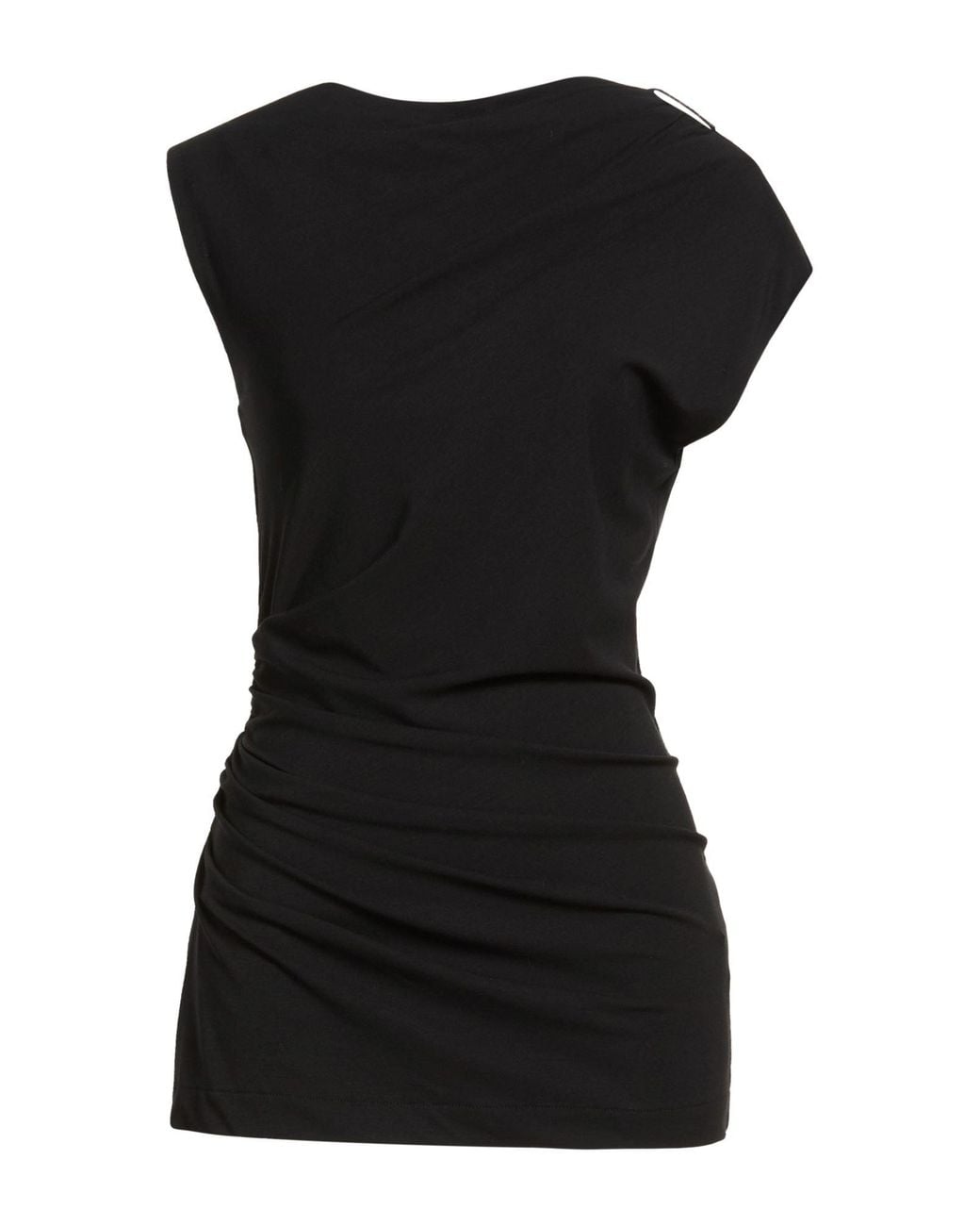 Brunello Cucinelli Black Top Wool, Viscose, Elastane