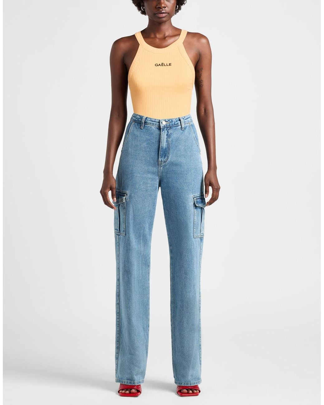 Gaelle Paris Yellow Tank Top