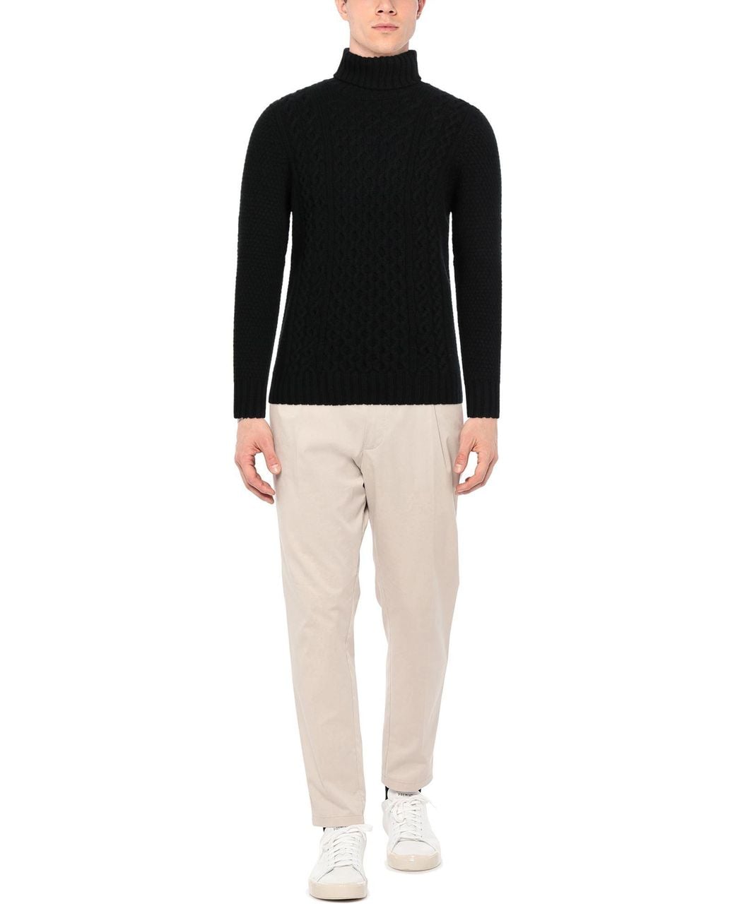 Drumohr Black Turtleneck for men