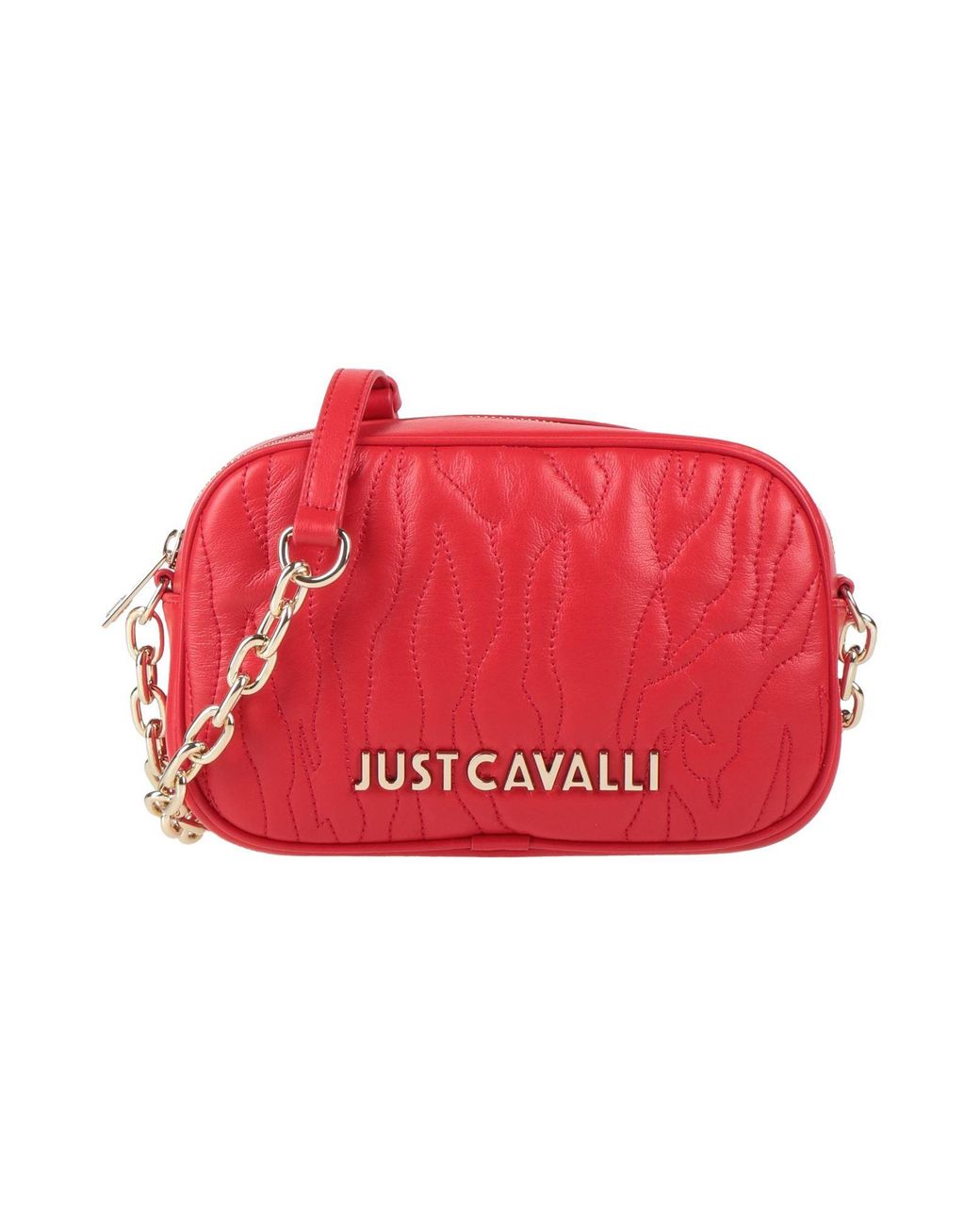 Just Cavalli Red Cross-Body Bags