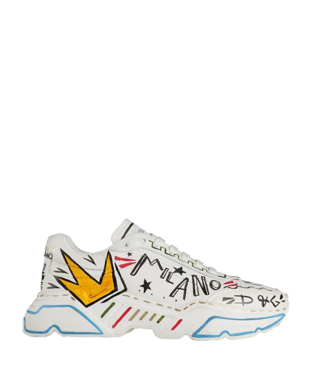 Dolce & Gabbana White Sneakers Calfskin for men