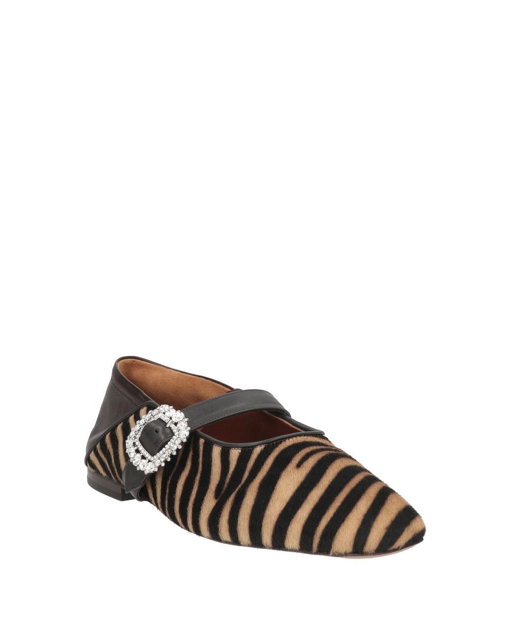 Wales Bonner Natural Ballet Flats Calfskin