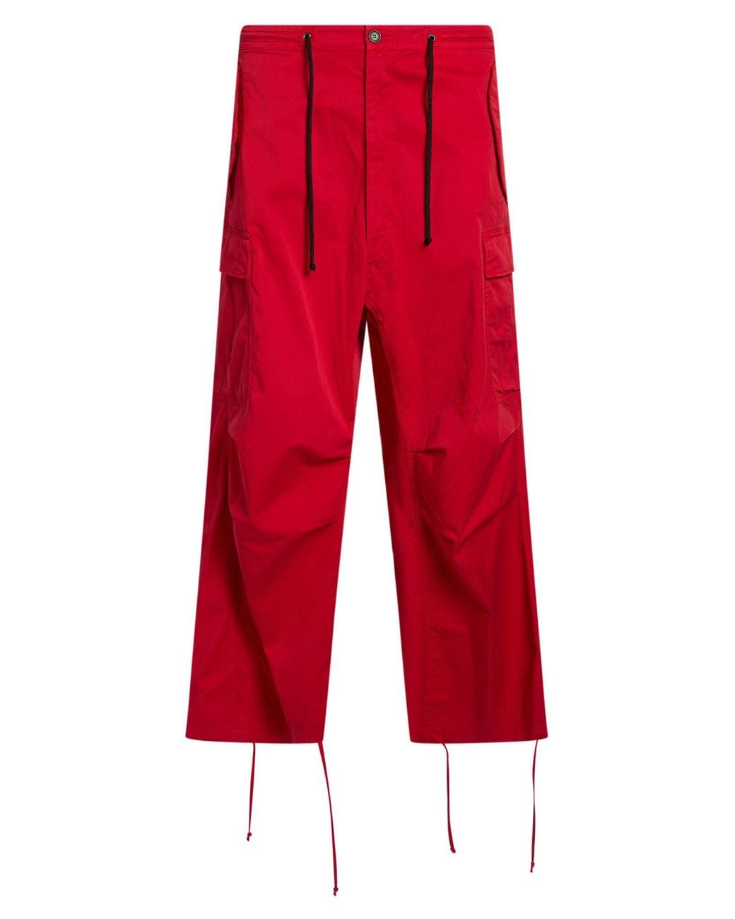 Department 5 Red Pants Cotton, Elastane for men