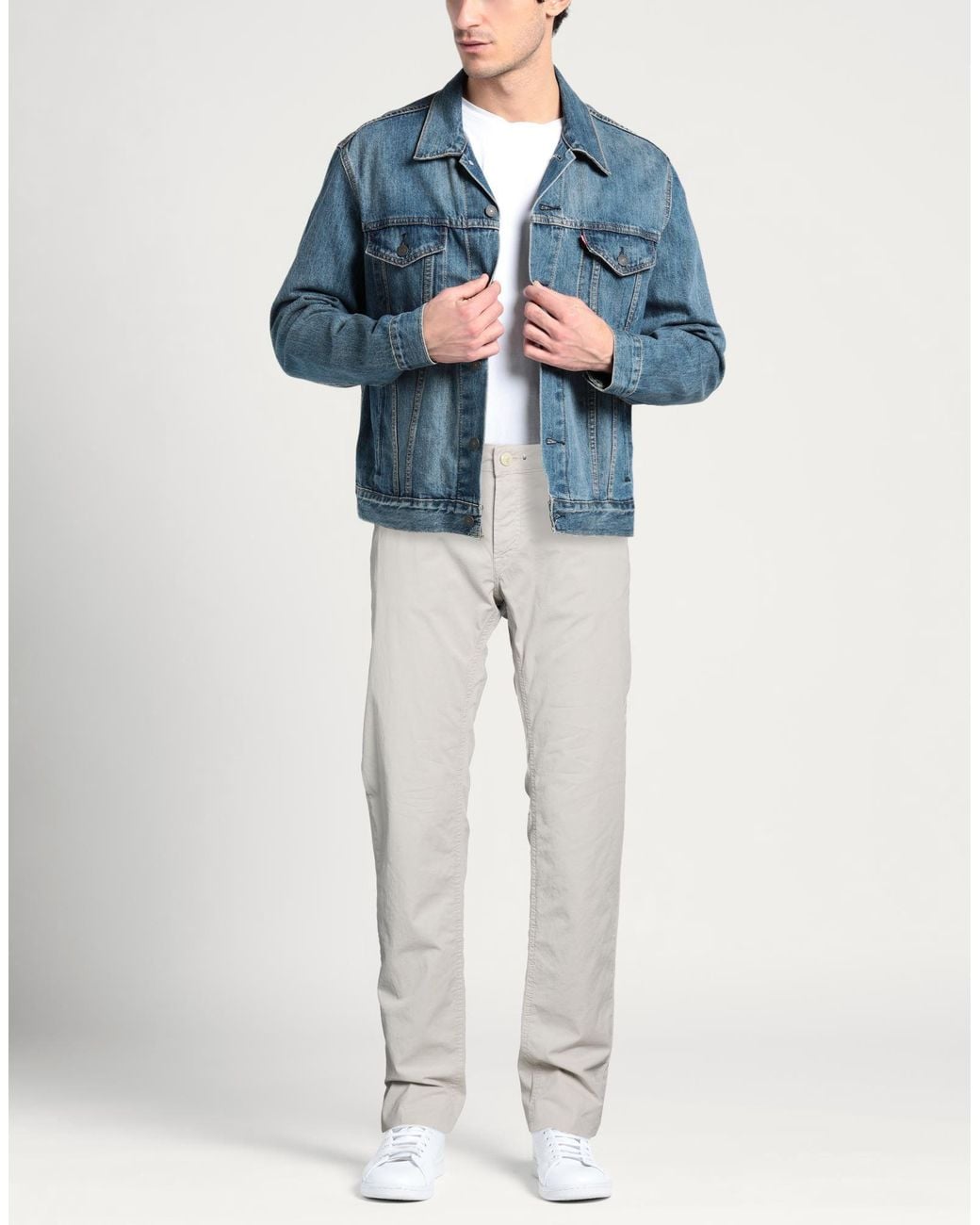 Hand Picked Gray Pants for men