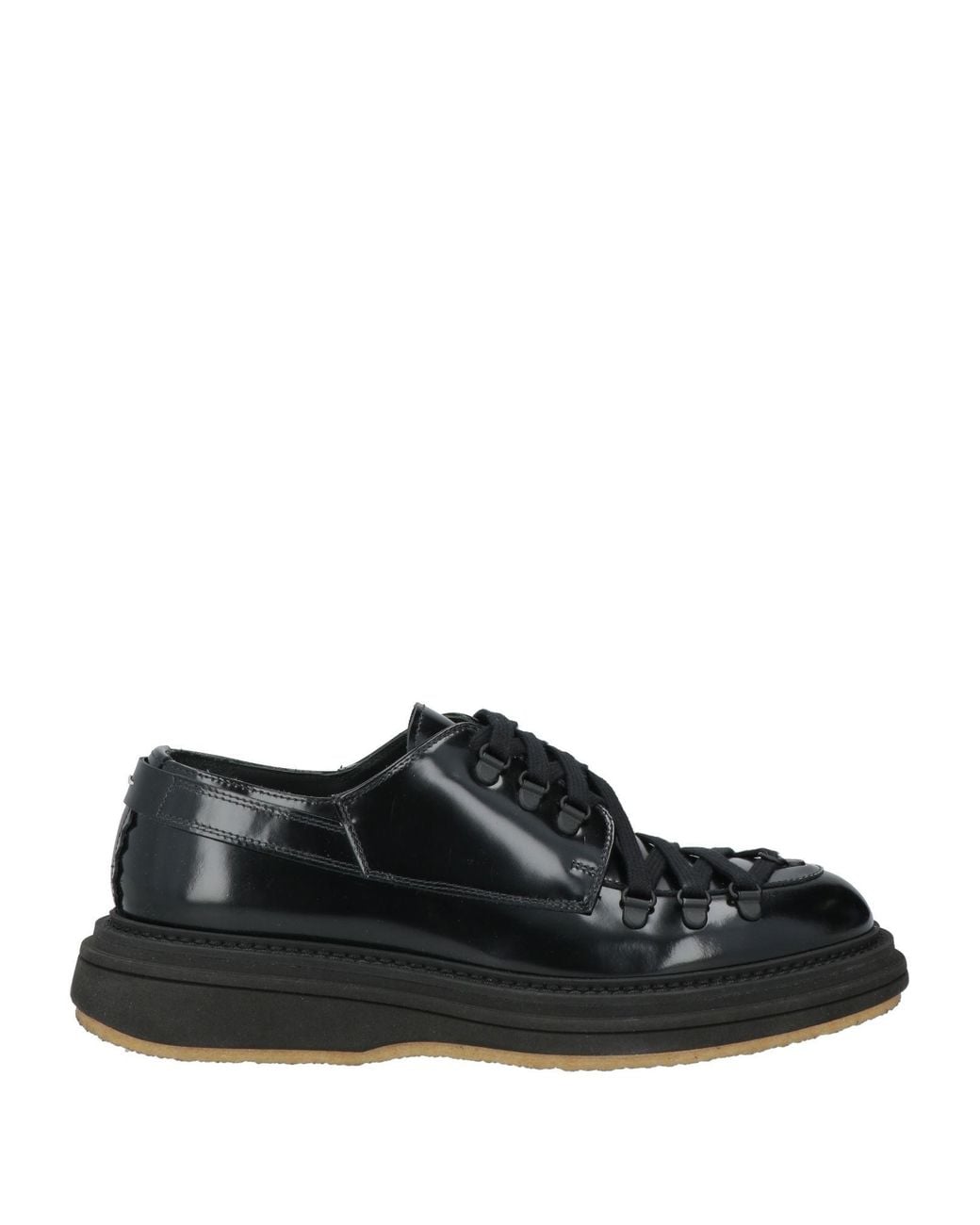 THE ANTIPODE Black Lace-Up Shoes Leather for men