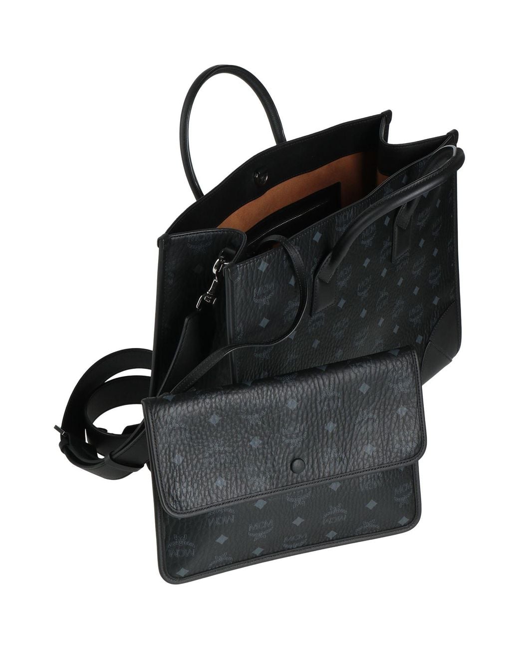 MCM Black Handbag Leather
