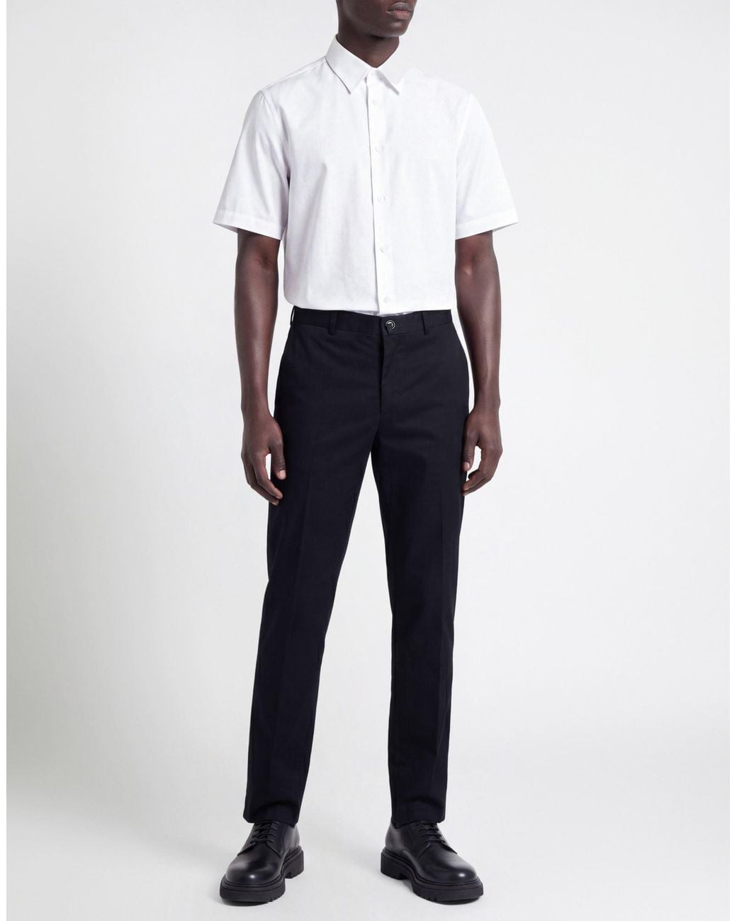 Berry & Brian Blue Midnight Pants Cotton, Elastane for men