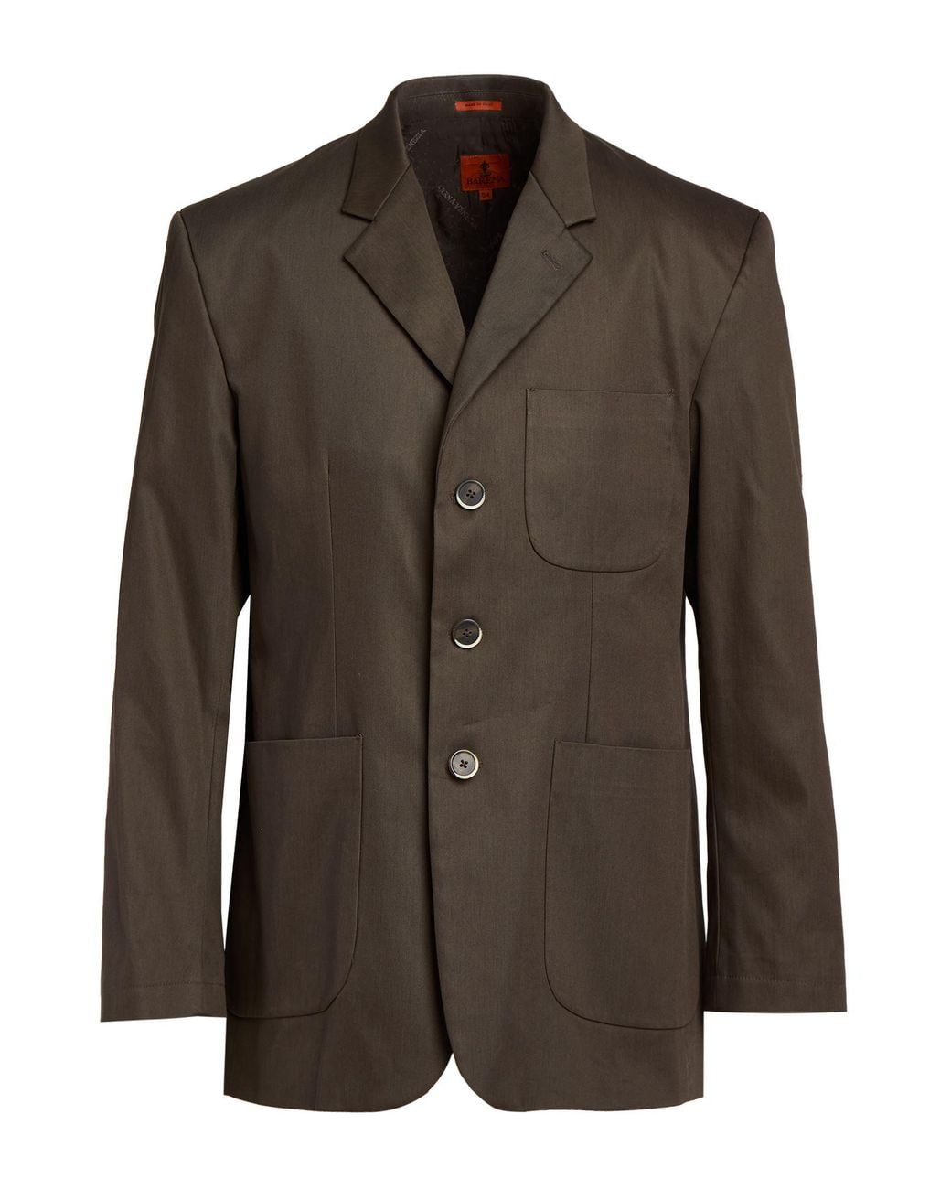 Barena Brown Dark Blazer Cotton for men
