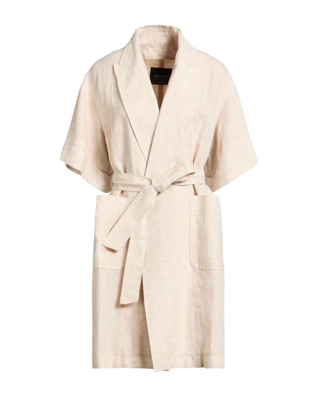 BRERAS Milano Natural Overcoat & Trench Coat