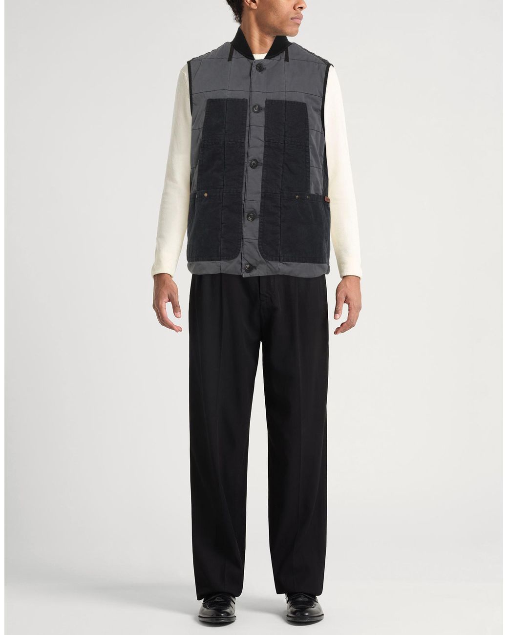 Historic Black Gilet for men