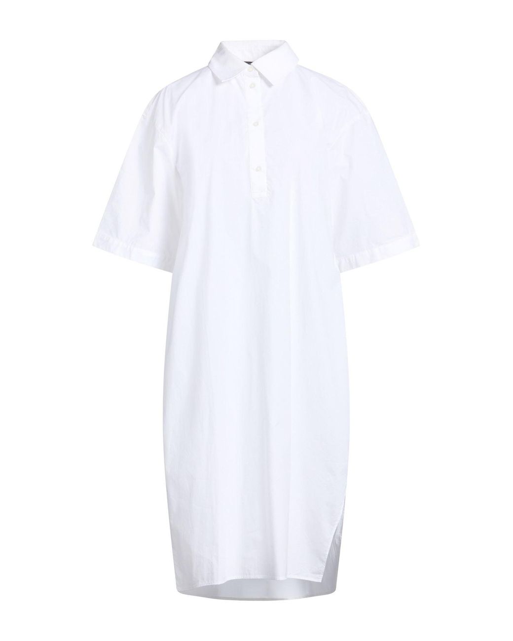ARMANI EXCHANGE White Midi Dress
