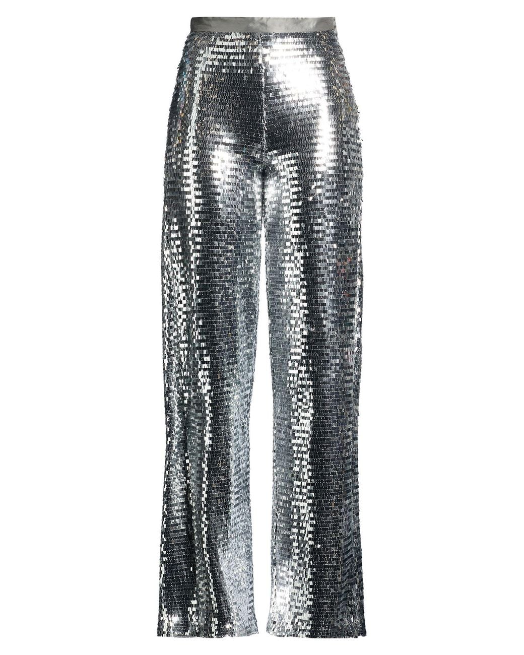 Liviana Conti Blue Pants Polyester