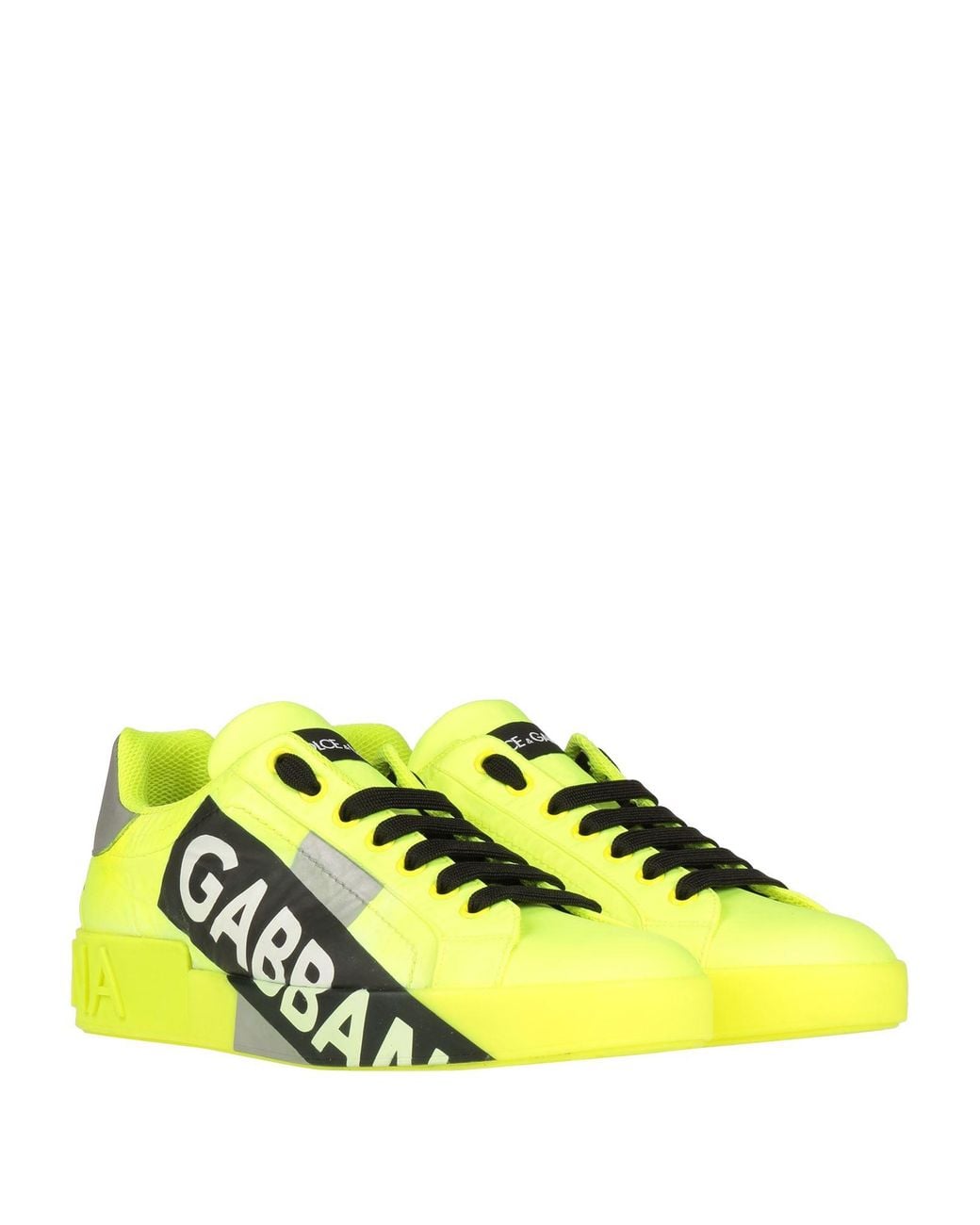 Dolce & Gabbana Yellow Sneakers for men