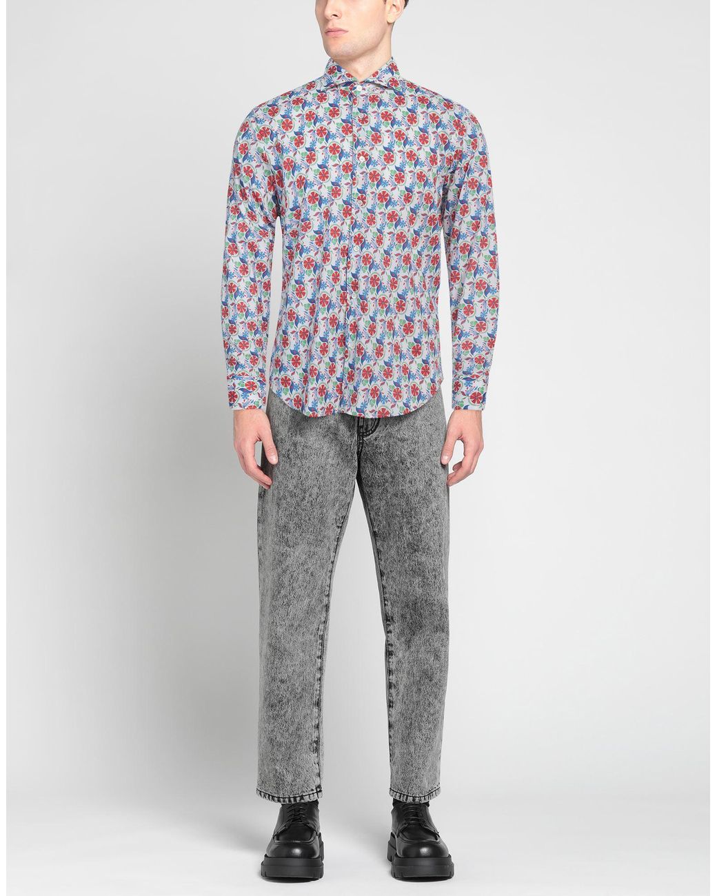 Fedeli Blue Shirt for men