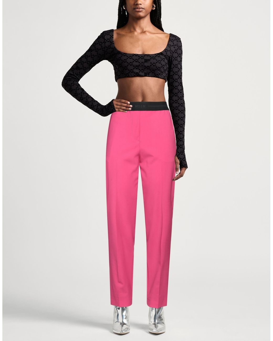 MSGM Pink Trouser