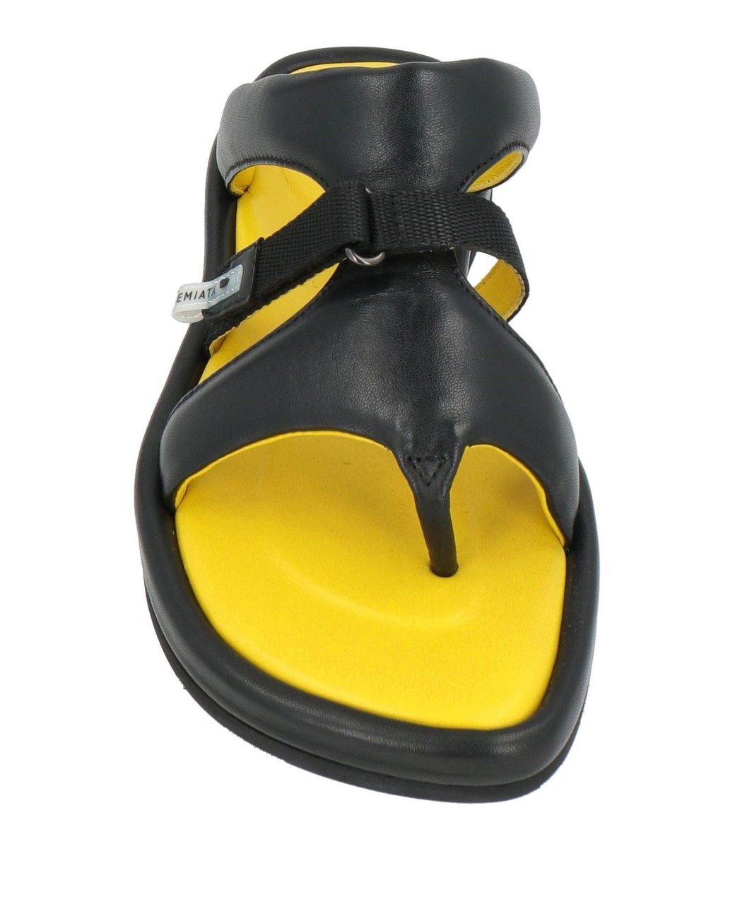 Premiata Black Thong Sandal Leather